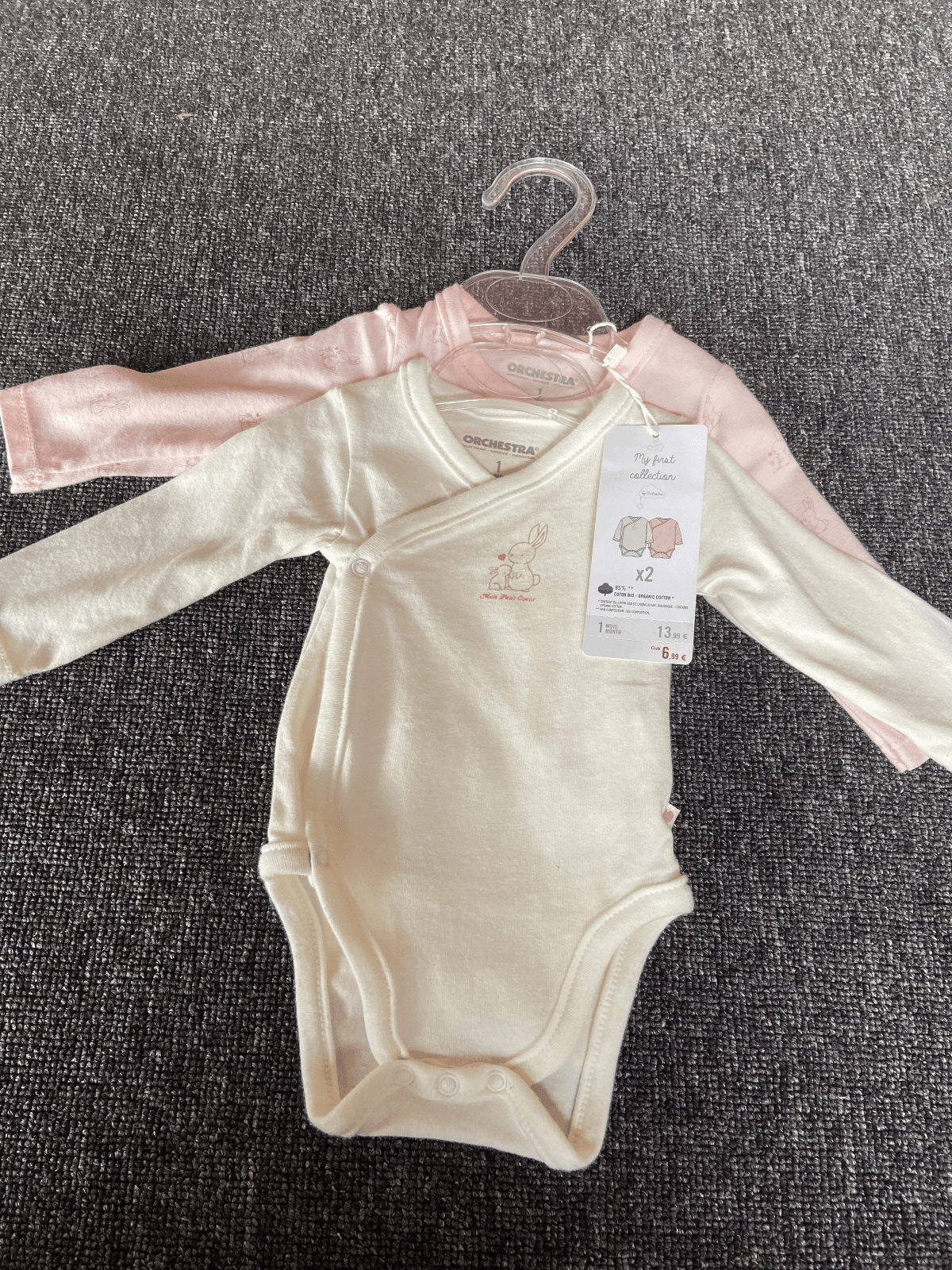 Brown Flower Bamboo Sleepsuite